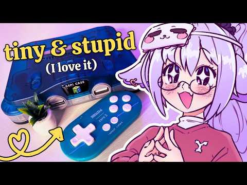 I bought the smallest retro gaming setup I could find