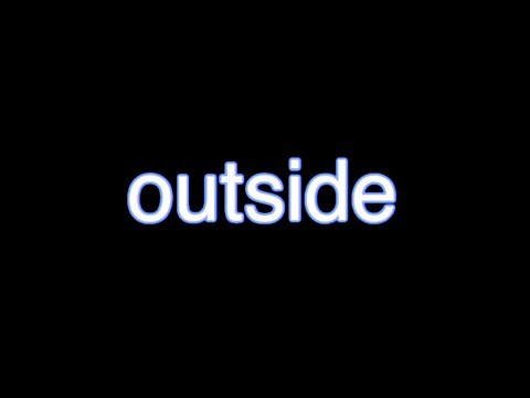 outside