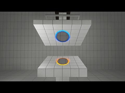 Crushed between two portals experiment