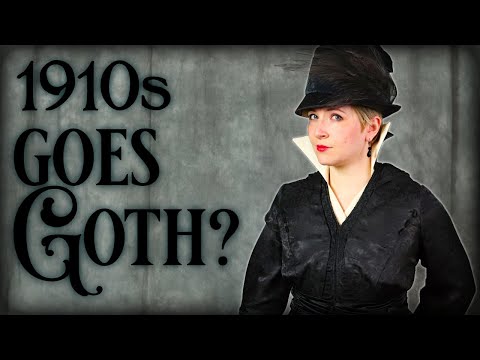 Making the most Gothic Vampy Dark Witchy Edwardian Outfit EVER