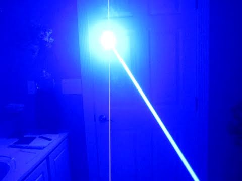Homemade 1000mW Blue Laser Pocket Burner!