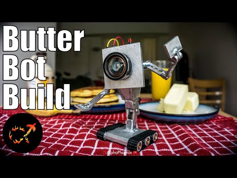 Rick and Morty Butter Bot machined from metal