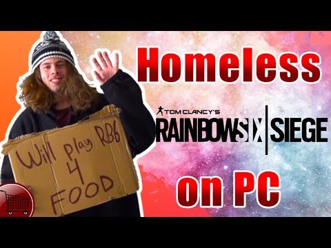 Homeless Man Plays RB6 Siege on PC for the First Time