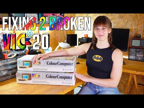 Fixing two broken VIC-20s!