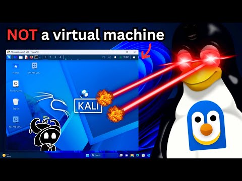 (NO AI) "Hiding" Linux Inside WINDOWS for Hacking (in 8 minutes)
