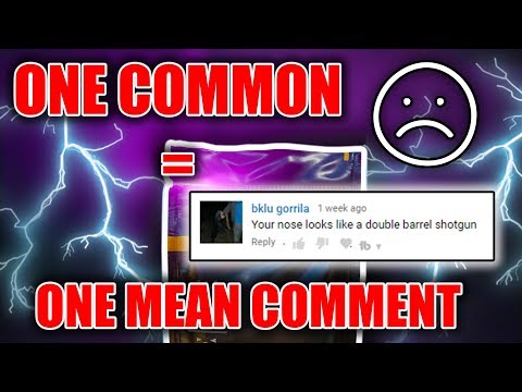 Alpha Pack Opening but for every "common" I read a mean comment