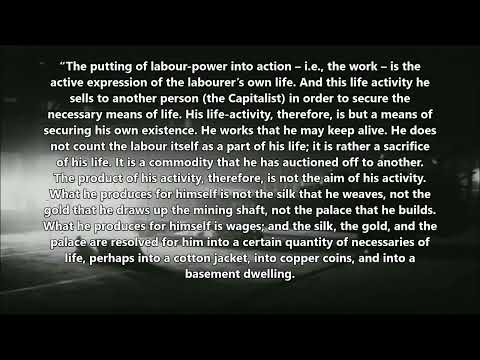 Marx's Wage Labour and Capital Explained (Part 1) What Are Wages? -- Hakim reupload