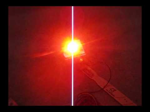 Huge 25W LED Burning Stuff!