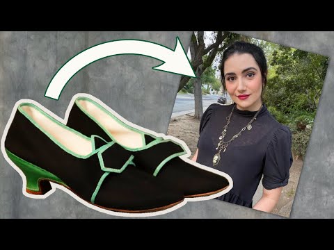 I Made 18th century Shoes for Safiya Nygaard!