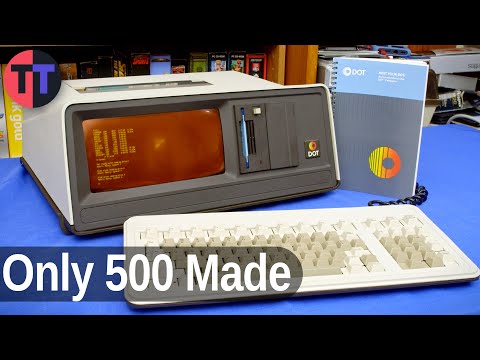 Widescreen CRT PC Portable - Computer Devices Dot from 1983