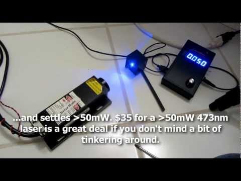 Cheap 473nm Blue Laser from eBay - Overview and Modification