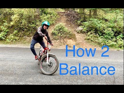 How To Balance on a Trials Bike