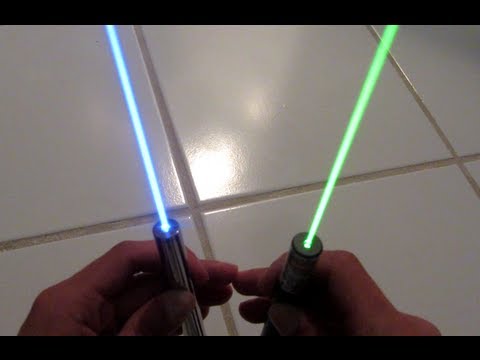 The World's First Aqua Laser Pointer Using Direct Diode Technology!!!