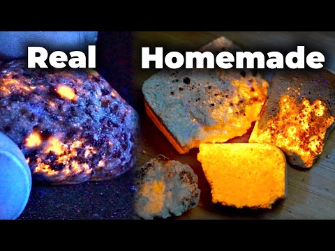 I Made a Glowing Rock From Scratch