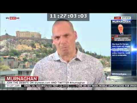 On BSkyB discussing the New Great Depression: Yanis Varoufakis and Julian Jackson