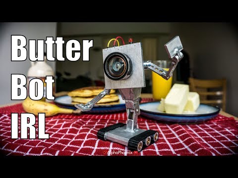 Metal Butter Bot IRL (Stop Motion)