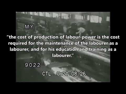 Marx's Wage Labour and Capital Explained (Part 3) How are Wages Determined? -- Hakim reupload