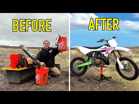 Building a Dirt Bike from Box of Parts in 24 Hours!
