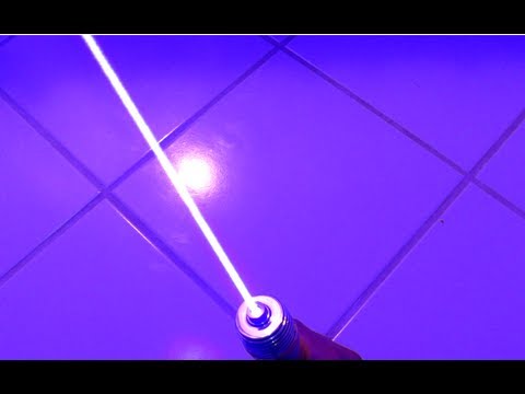 "Homemade Lightsaber" Part 2! More Super Powered 3W Laser Destruction!!!