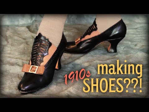 I Made Witchy Edwardian Shoes by Hand!