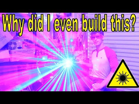 Dangerous Christmas Laser Show Upgrade - 1000x Stronger