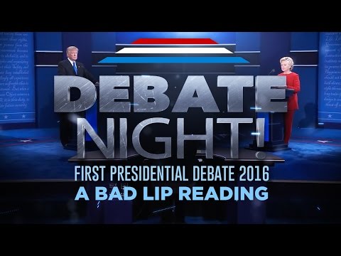 "DEBATE NIGHT!" — A Bad Lip Reading of the first 2016 Presidential Debate