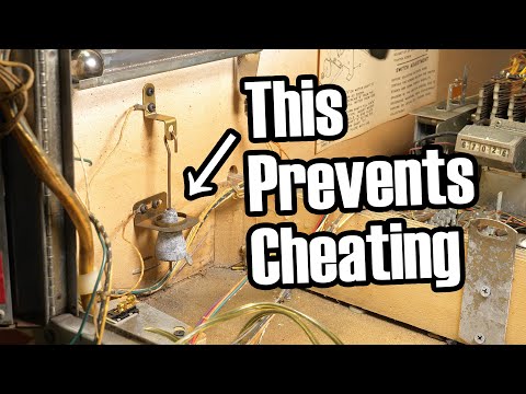 Tilting, taking turns, and winning free games: the many tricks inside old pinball machines