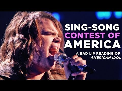 "SING-SONG CONTEST OF AMERICA" — A Bad Lip Reading of American Idol