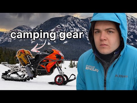 Camping in Montana at -27 Degrees