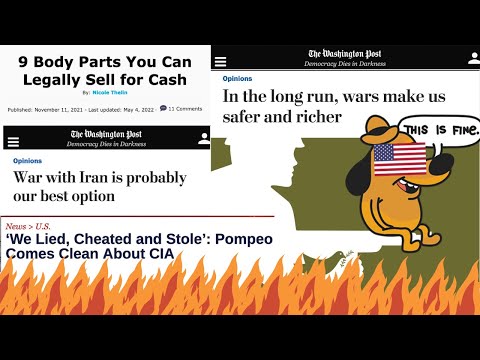 The US ain't doing too good, and the Media is HERE for it.