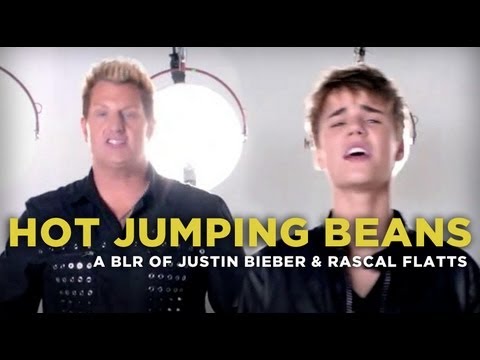 "Hot Jumping Beans" -- another bad lip reading of Justin Bieber and Rascal Flatts
