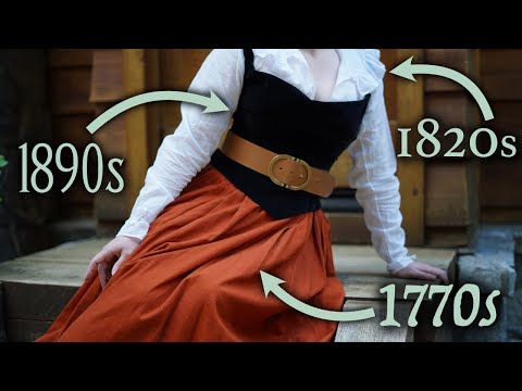 Turning my Historical Costumes into Cottagecore Fashion