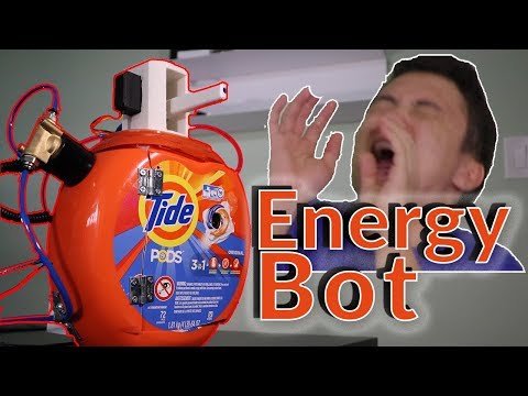 A Robot That Shoots Energy Drink at You When You Get Tired