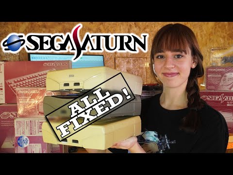 I Fixed 3 Broken Sega Saturn consoles