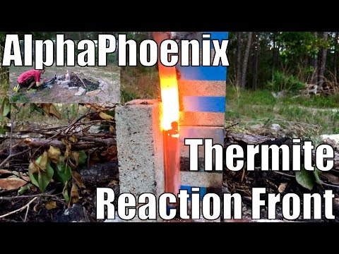 Examining The Thermite Reaction Front