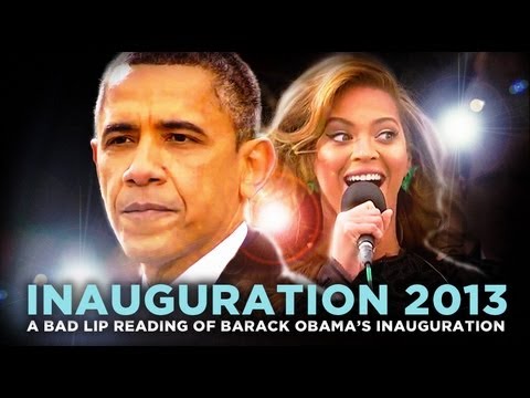"Inauguration 2013: A Bad Lip Reading: — A Bad Lip Reading of Barack Obama's Inauguration