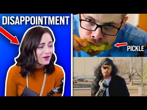 NEWLY WEDDED WIFE REACTS TO MY WEIRD OLD YOUTUBE VIDEOS