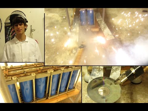 Terrifying Pulsed Laser Power Supply vs. Household Items