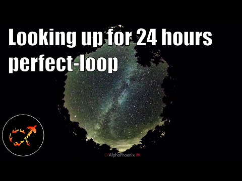 Staring at the sky for 24 hours (4k timelapse)