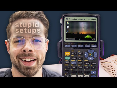 I Put Windows 10 on a Calculator - Stupid Setups 1