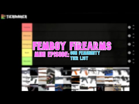 Femboy Firearms: Gun Femininity Tier List