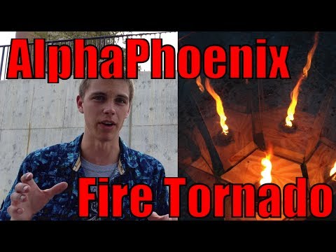 DIY Fire Tornado (the original no-moving-parts design!)