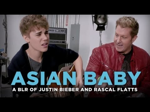 "Asian Baby" - Justin Bieber and Rascal Flatts "That Should Be Me", cover by a bad lip reader