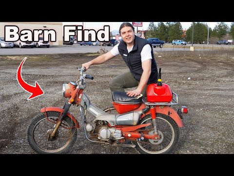 Abandoned Honda Trail 90 Will It Run After 10+ Years?