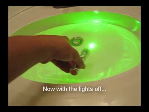 Waterproof Green Laser Flashlight from Rayfoss