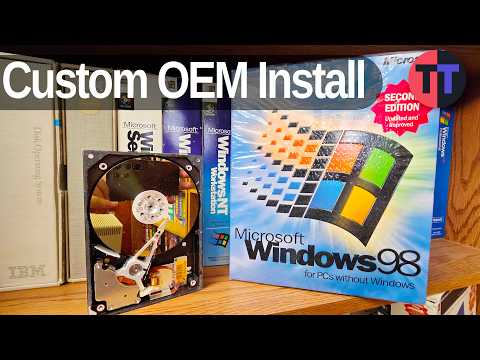 Make your own Windows 98 OEM Install